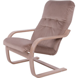 Кресло Мебелик Сайма ткань премьер 08, каркас шимо (П0004565) скамья для прихожей мебелик с подлокотниками мягкая серо розовый каркас снег п0005681