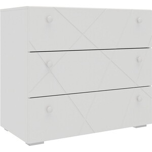Комод Это мебель Абрис ПМ-332.04 белый глянец шкаф комбинированный с 3 дверьми это мебель абрис пм 332 25 исп 2 белый глянец