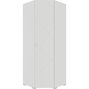 Шкаф угловой универсальный Это мебель Абрис ПМ-332.23 исп.1 белый глянец угловой элемент мдф вайнскот эмаль белый 10x30x2070 мм
