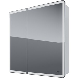 Зеркальный шкаф Dreja Point 80x80 (99.9034) зеркальный шкаф 82x69 5 см антрацит глянец vitra mirrors 66911