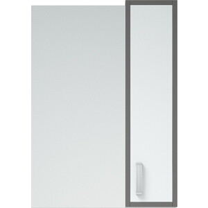 Зеркало-шкаф Corozo Спектр 50 серый/белый (SD-00000708) шкаф зеркало corozo денвер 80 с подсветкой sd 00000532