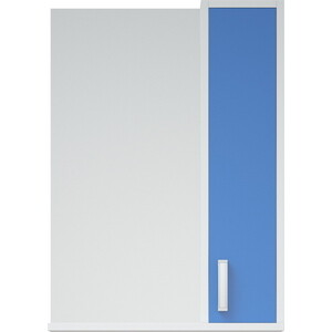 Зеркало-шкаф Corozo Колор 50 синий/белый (SD-00000709) зеркало 60x80 см corozo орли sd 00000919