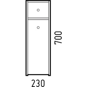 Шкаф Corozo Энри 20 белый (SD-00000608)