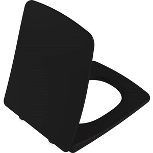 Сиденье-микролифт Vitra Metropole черный (122-083-009) раковина врезная vitra metropole 44х44 5940b003 0012