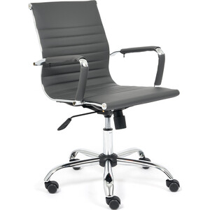 Компьютерное кресло TetChair Urban-low кож/зам, металлик 36 компьютерное кресло woodville lody 1 фиолетовое черное