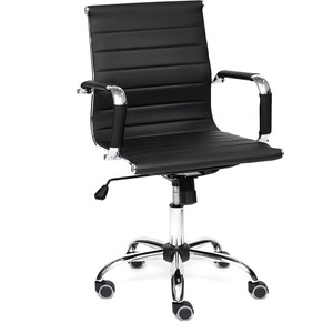 Компьютерное кресло TetChair Urban-low кож/зам, черный 36-6 компьютерное кресло zombie viking knight lt15 crimson 1372997