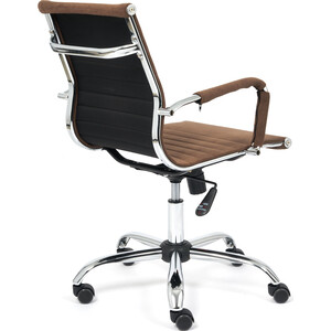 Компьютерное кресло TetChair Urban-low флок, коричневый 6