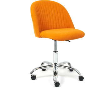 Компьютерное кресло TetChair Melody флок оранжевый 18 кресло tetchair driver 22 кож зам ткань оранжевый 36 6 tw 07