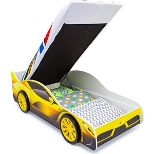 Детская кровать-машина Бельмарко Феррари с подъемным механизмом