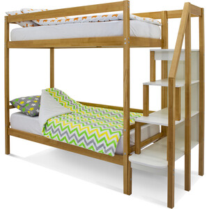 Бельмарко Детская двухярусная кровать Svogen дерево