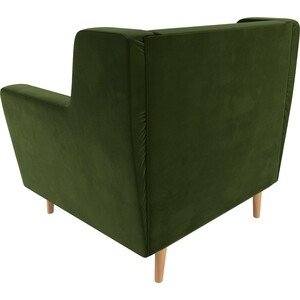 Кресло АртМебель Брайтон микровельвет зеленый