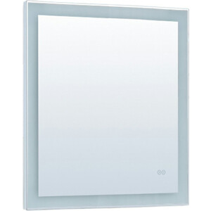 Зеркало Aquanet Алассио 80х85 с подсветкой и подогревом (249345) зеркало для ванной монреаль dsmr6080 с подсветкой сенсорное с подогревом 60x80 см