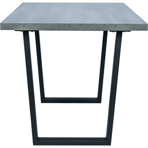Стол раздвижной Leset Ларс 1Р бетон металл черный