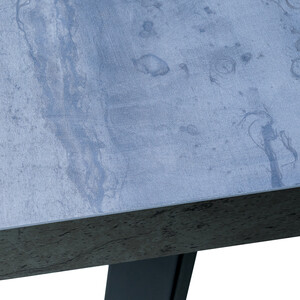 Стол раздвижной Leset Ларс 2Р бетон металл черный