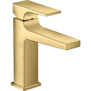 Смеситель для раковины Hansgrohe Metropol с донным клапаном, золото (32507990) смеситель для ванны abber klassik напольный золото af8415g