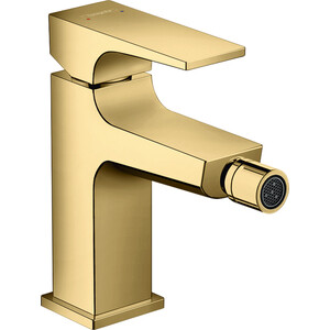 Смеситель для биде Hansgrohe Metropol с донным клапаном, золото (32520990) смеситель для ванны belbagno luce золото luc vas oro