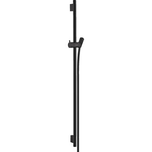 Душевая штанга Hansgrohe Unica S Puro 90 см, с шлангом, черный матовый (28631670) душевая штанга 66 9 см hansgrohe unica croma 26505000