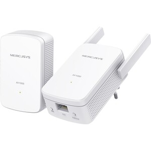 Комплект гигабитных Wi-Fi адаптеров Powerline TP-Link AV1000 Powerline kit with 300Mbps Wi-Fi powerline адаптер tp link tl pa7017 kit