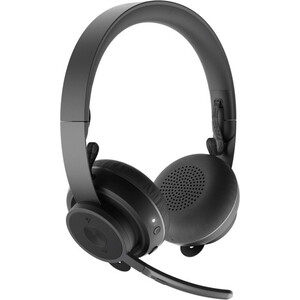 Гарнитура Logitech Headset Wireless Zone UC Graphite гарнитура для пк logitech stereo h110 серебристый 1 8м накладные оголовье 981 000271