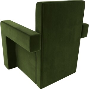 Кресло АртМебель Рамос микровельвет зеленый