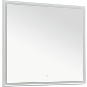 Зеркало Aquanet Nova Lite 90 с подсветкой, белый глянец (242264) зеркальный шкаф vigo nova 500 белый 4640027142626