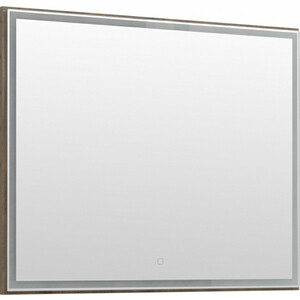 Зеркало Aquanet Nova Lite 100 с подсветкой, дуб рустикальный (249519) зеркало aquanet алассио 90х85 с подсветкой и подогревом 249346