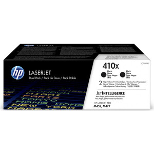 Картридж лазерный HP 410X CF410XD черный x2 упак. (13000стр.) лазерный картридж для hp lj m477 m452 sonnen