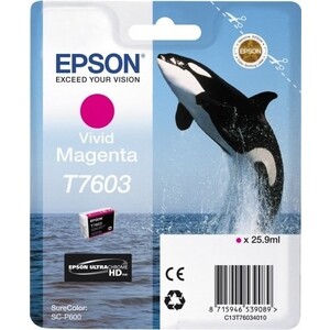 Картридж Epson SureColor SC-P600 Magenta (C13T76034010) картридж для струйного принтера hp c4908ae 940xl magenta