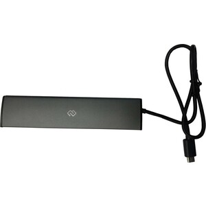 Разветвитель USB-C Digma HUB-7U3.0-UC-G 7 порт. серый usb концентратор orico 8 в 1 серый orico dm 8p bk bp