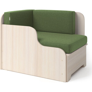 Кушетка детская Шарм-Дизайн Мелодия левый зеленый детская кровать антел anita 9 универсальный маятник фигурная спинка ящик слоновая кость