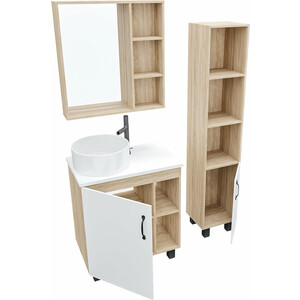 Мебель для ванной Grossman Флай 70х46 GR-3013, белый/дуб сонома