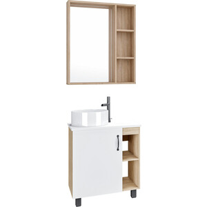 Мебель для ванной Grossman Флай 70х46 GR-3013, белый/дуб сонома