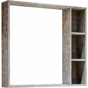 Зеркало Grossman Фалькон 80х80 бетон (208003) зеркало шкаф emmy стоун 60х70 правый серый бетон stn60mir r