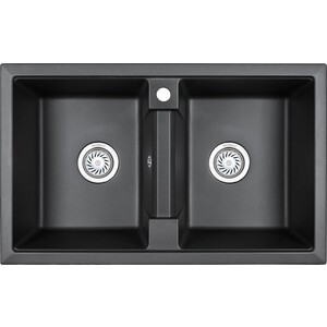 Кухонная мойка Granula GR-8101 черный кухонная мойка granula standart st 7602 белый