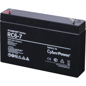 Аккумуляторная батарея CyberPower RC 6-7 аккумуляторная батарея cyberpower standart series rc 12 135
