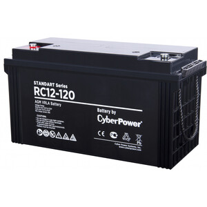 Аккумуляторная батарея CyberPower Standart Series RC 12-120 акб cyberpower standart series rc 12 150 voltage 12v capacity discharge 10 h 156ah max discharg rc 12 150