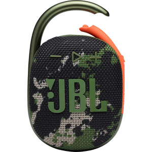 Портативная колонка JBL CLIP 4 (JBLCLIP4SQUAD) (моно, 5Вт, Bluetooth, 10 ч) зеленый портативная колонка jbl clip 4 squad