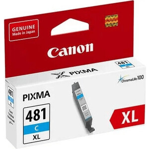 Картридж струйный Canon CLI-481XL C, голубой (2044C001)