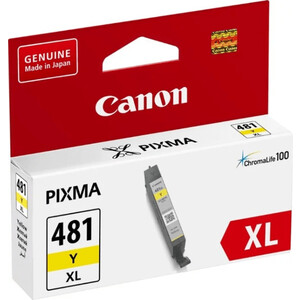 Картридж струйный Canon CLI-481XL Y, желтый (2046C001) лазерный картридж t2 tc hcf542x cf542x 542x cf542 203x для принтеров hp желтый