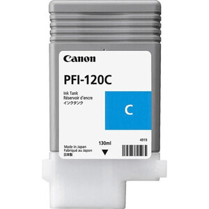 Картридж струйный Canon PFI-120 C, голубой (2886C001) картридж hp ce251a для hp cm3530 cp3525 голубой