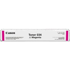 Тонер Canon 034, пурпурный, туба (9452B001) тонер для лазерного принтера canon c exv29m пурпурный оригинал