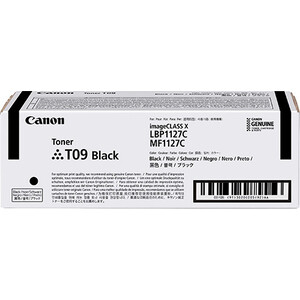 Тонер Canon T09, черный, туба (3020C006) тонер cet tf8k tf8d cet7495 790 бутылка 790гр в компл девелопер для принтера canon c3325i 3330i 3320