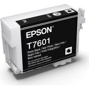 Картридж струйный Epson T7601, фото черный (25.9 мл) (C13T76014010)