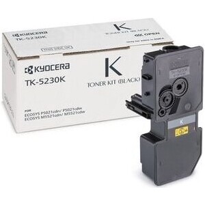 Картридж лазерный Kyocera TK-5230K, черный (2 600 стр.) (1T02R90NL0) лазерный картридж для kyocera fs c2026mfp c2126mfp c25 cactus