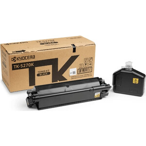 Картридж лазерный Kyocera TK-5270K, черный (8 000 стр.) (1T02TV0NL0) лазерный картридж t2 tc k1160 tk 1160 tk1160 1160 для принтеров kyocera