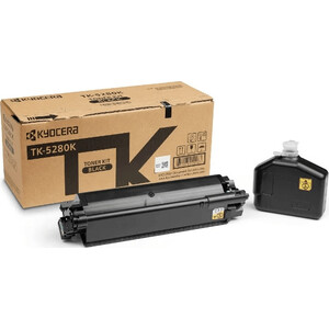 Картридж лазерный Kyocera TK-5280K, черный (13 000 стр.) (1T02TW0NL0) лазерный картридж t2 tc k1160 tk 1160 tk1160 1160 для принтеров kyocera
