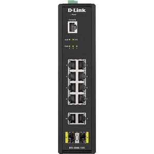 Коммутатор D-Link DIS-200G-12S/A1A 10G 2SFP управляемый (DIS-200G-12S/A1A) коммутатор switch hp jg962a 1950 24g 2sfp 2xgt poe switch