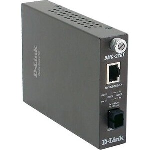 Медиаконвертер D-Link 1x10/100Base TX (DMC-920T/B10A) беспроводные передатчики по витой паре и hdmi digis ex d72 2r