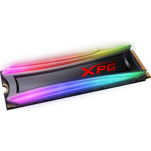 Накопитель SSD A-DATA PCI-E x4 1Tb AS40G-1TT-C S40G RGB M.2 2280 ssd накопитель hp ex900 pro m 2 2280 512 гб 9xl76aa