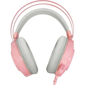 Наушники с микрофоном A4Tech Bloody G521, розовый, 2.3 м, мониторные гарнитура игровая проводная msi immerse gh30 1 5м накладные оголовье s37 2101000 sv1